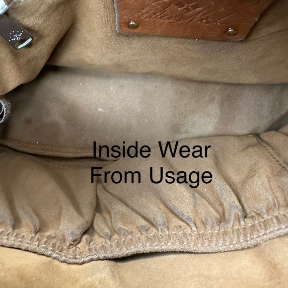 Patricia Nash Black Leather Heritage Collection Ashford Handbag/Crossbody - Picture 8 of 9